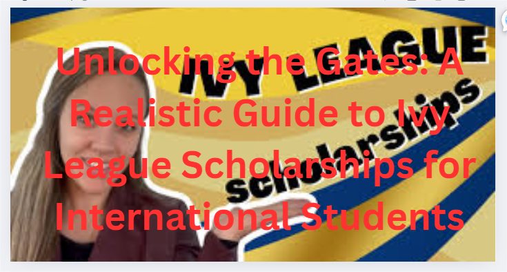 Unlocking the Gates: A Realistic Guide to Ivy League Scholarships for International Students