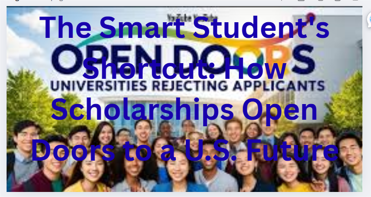 The Smart Student's Shortcut: How Scholarships Open Doors to a U.S. Future
